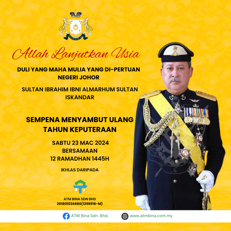SELAMAT ULANG TAHUN SULTAN JOHOR
